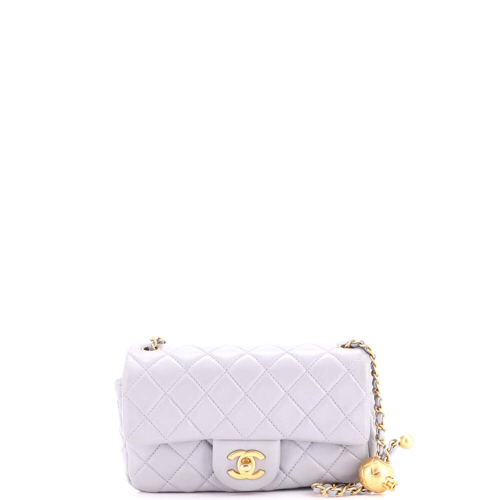 Chanel Mini Pearl Crush Flap Bag Quilted Lambskin